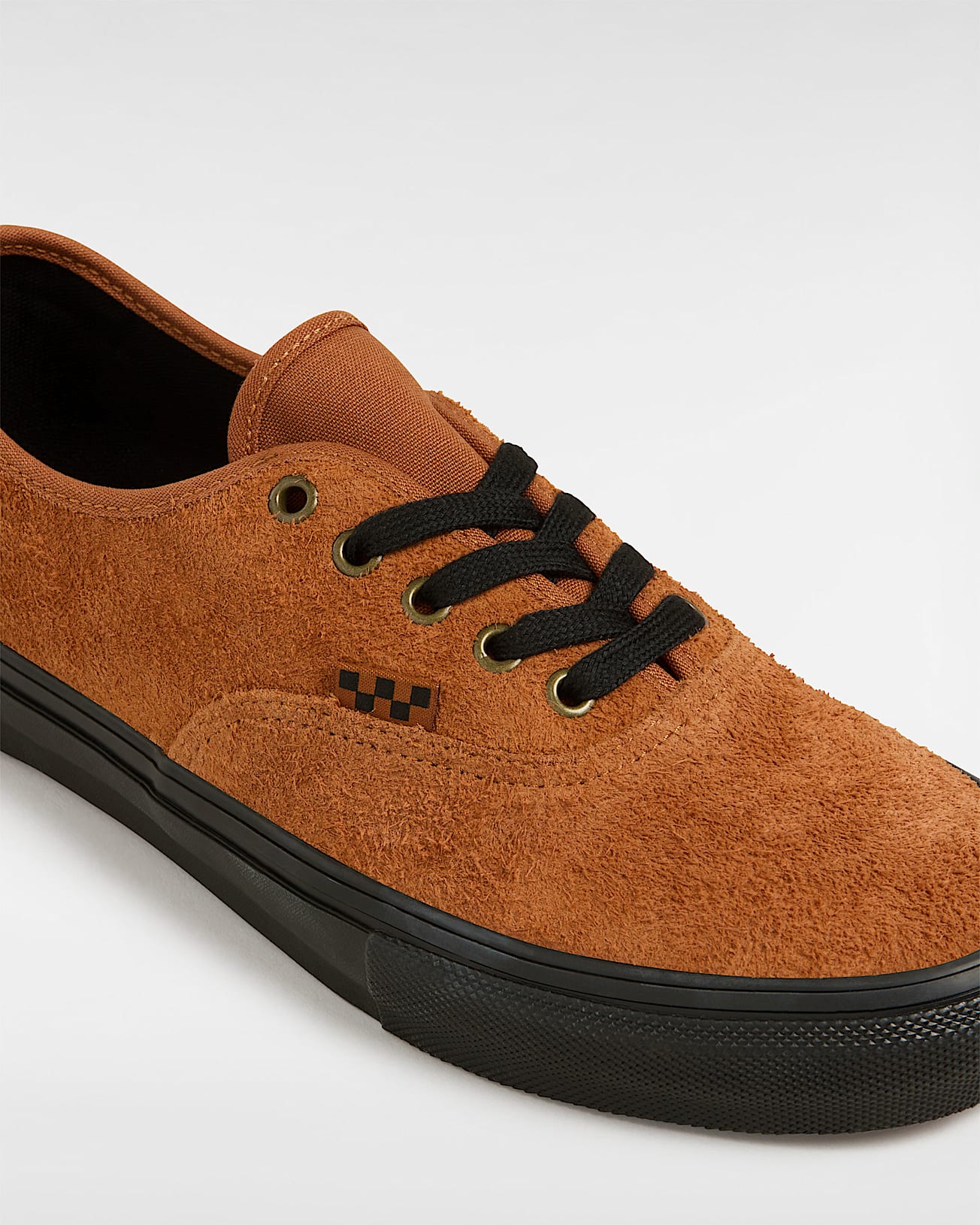 Skate Authentic Hairy Suede Shoe in Orange| Vans UK