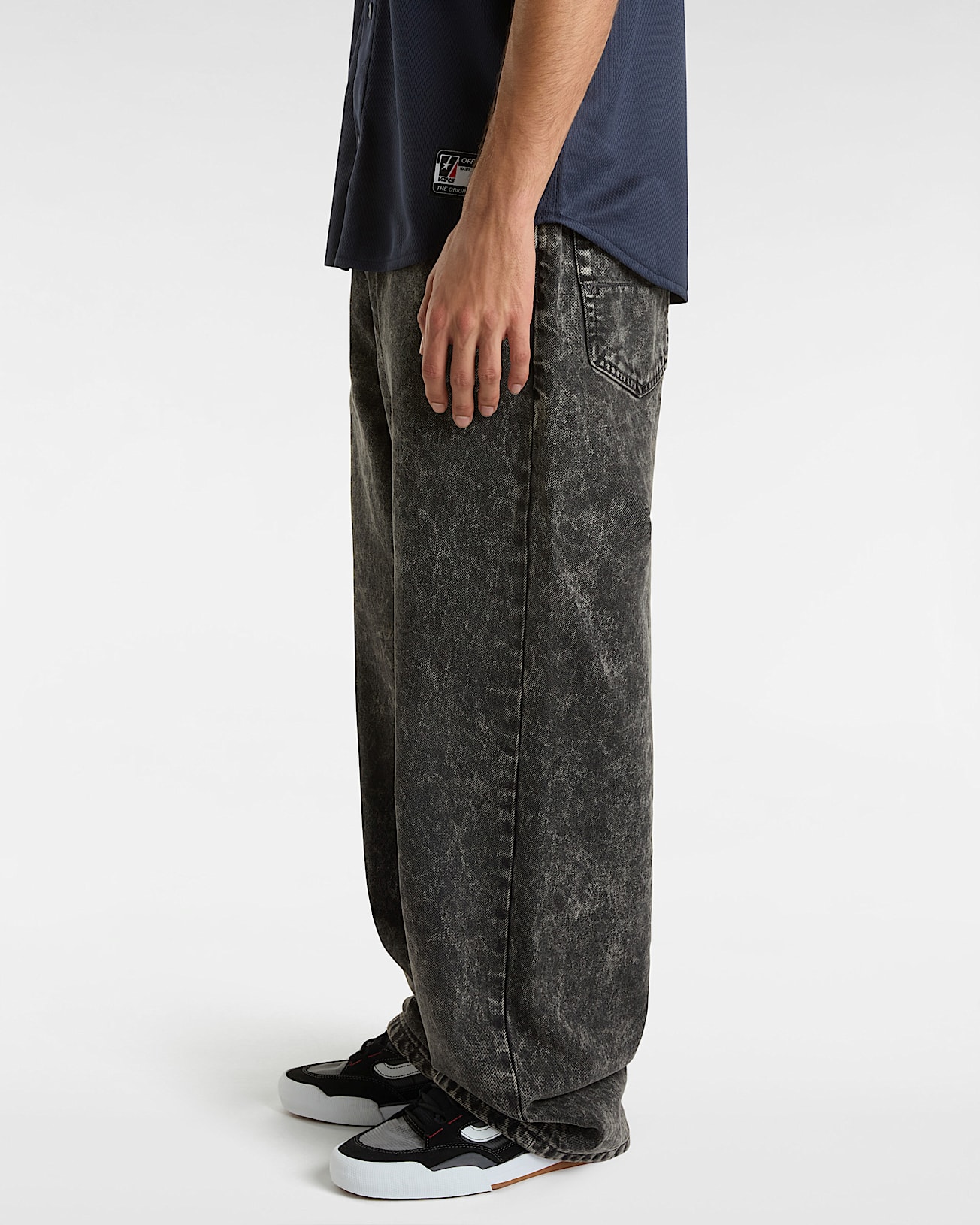 Check-5 Baggy Denim Trousers - 5