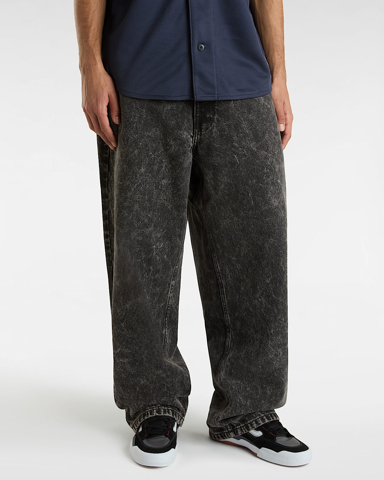 Check-5 Baggy Denim Trousers - 3