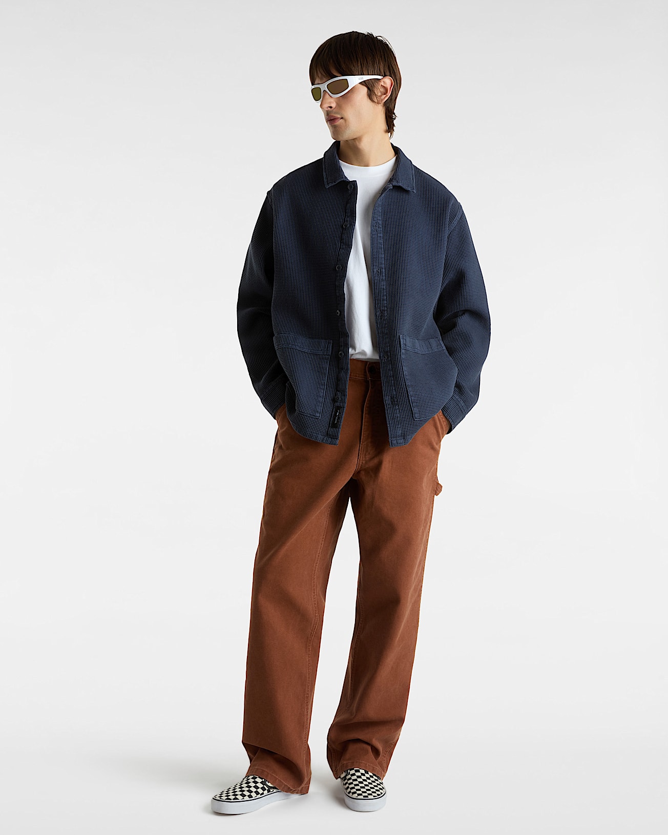 Drill Chore Vintage Wash Trousers - 6