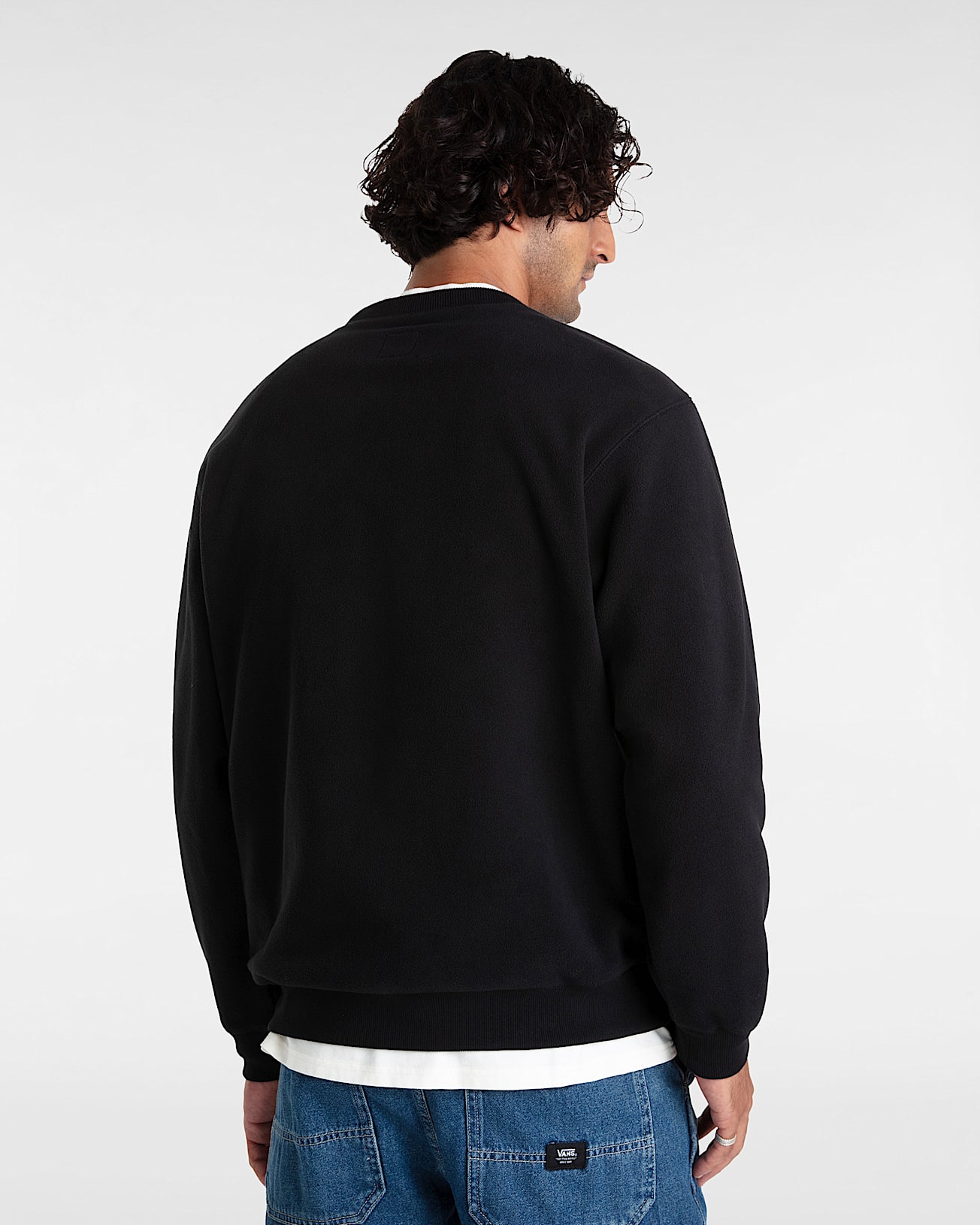Carlo Polar Fleece Loose Crew Sweatshirt - 4