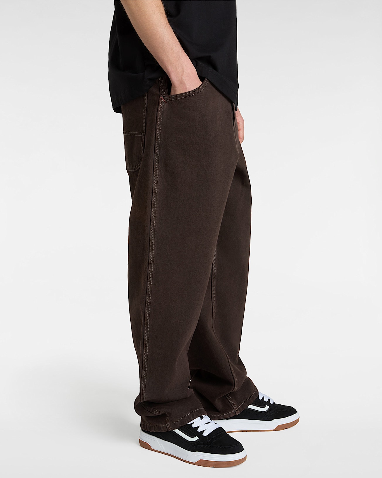 Skate Check-5 Loose Denim Trousers