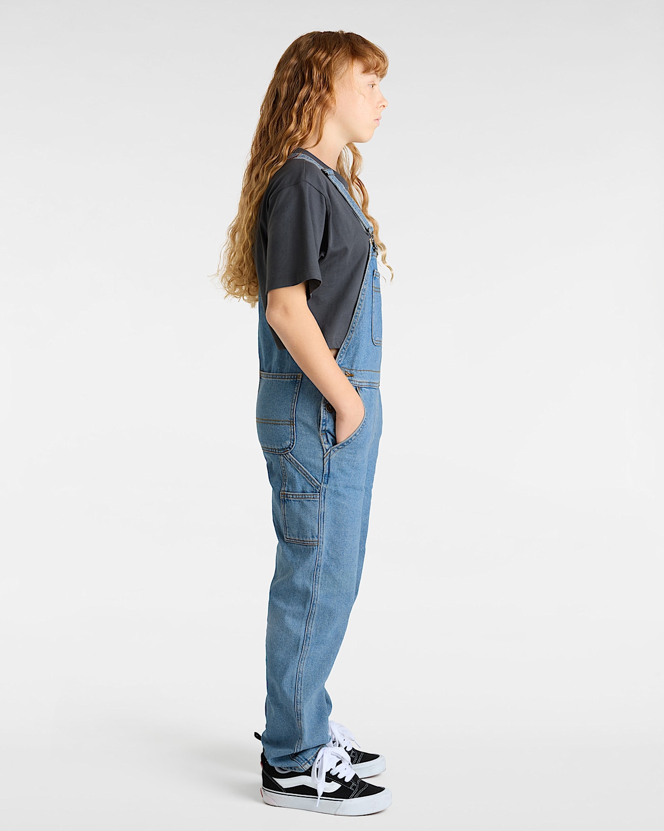 Kids Groundwork Denim Overall (8-14 Years) - 4