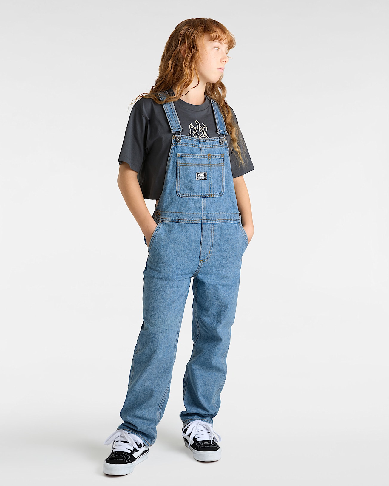 Kids Groundwork Denim Overall (8-14 Years) - 3