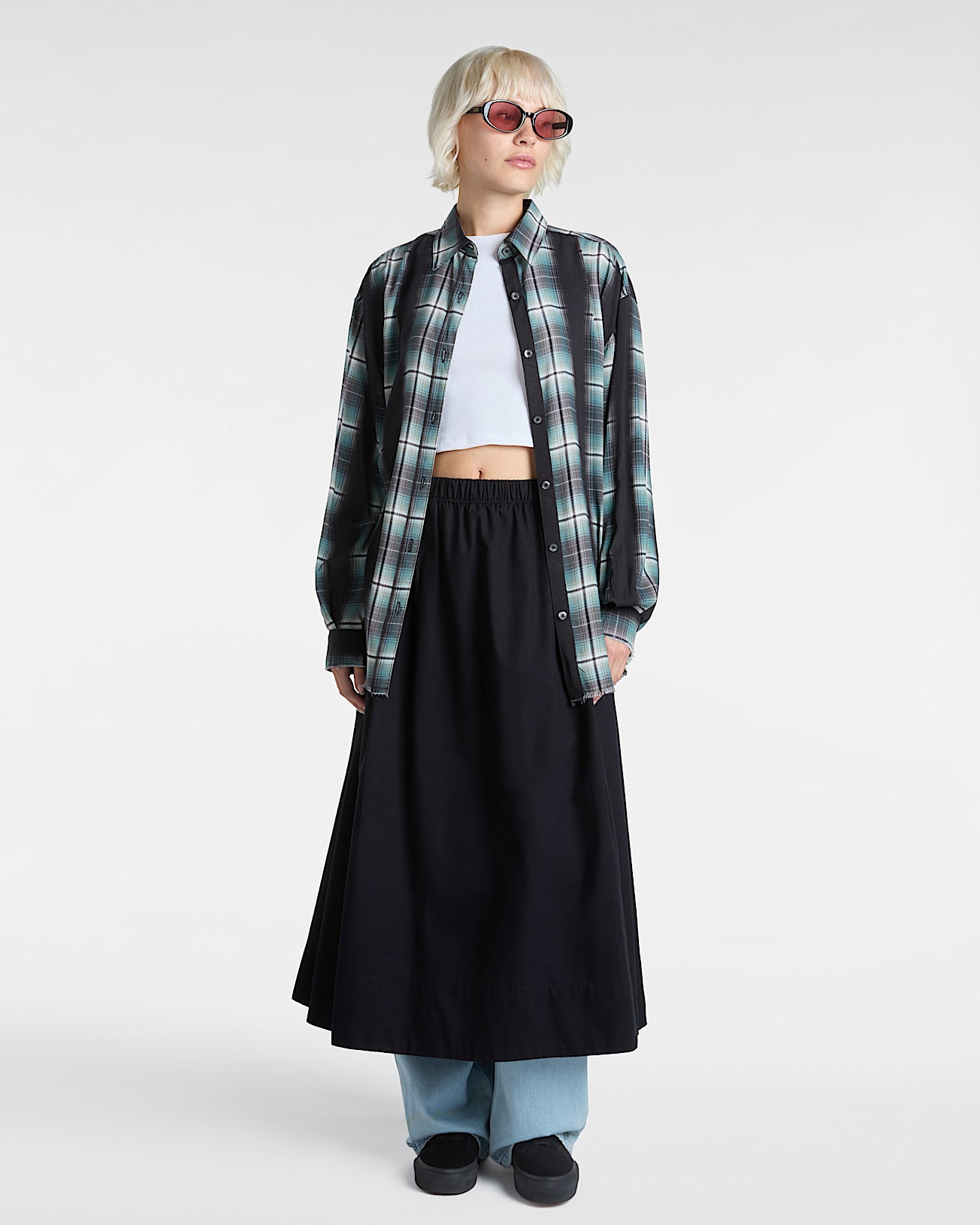 Gillian Plaid Button Down Shirt