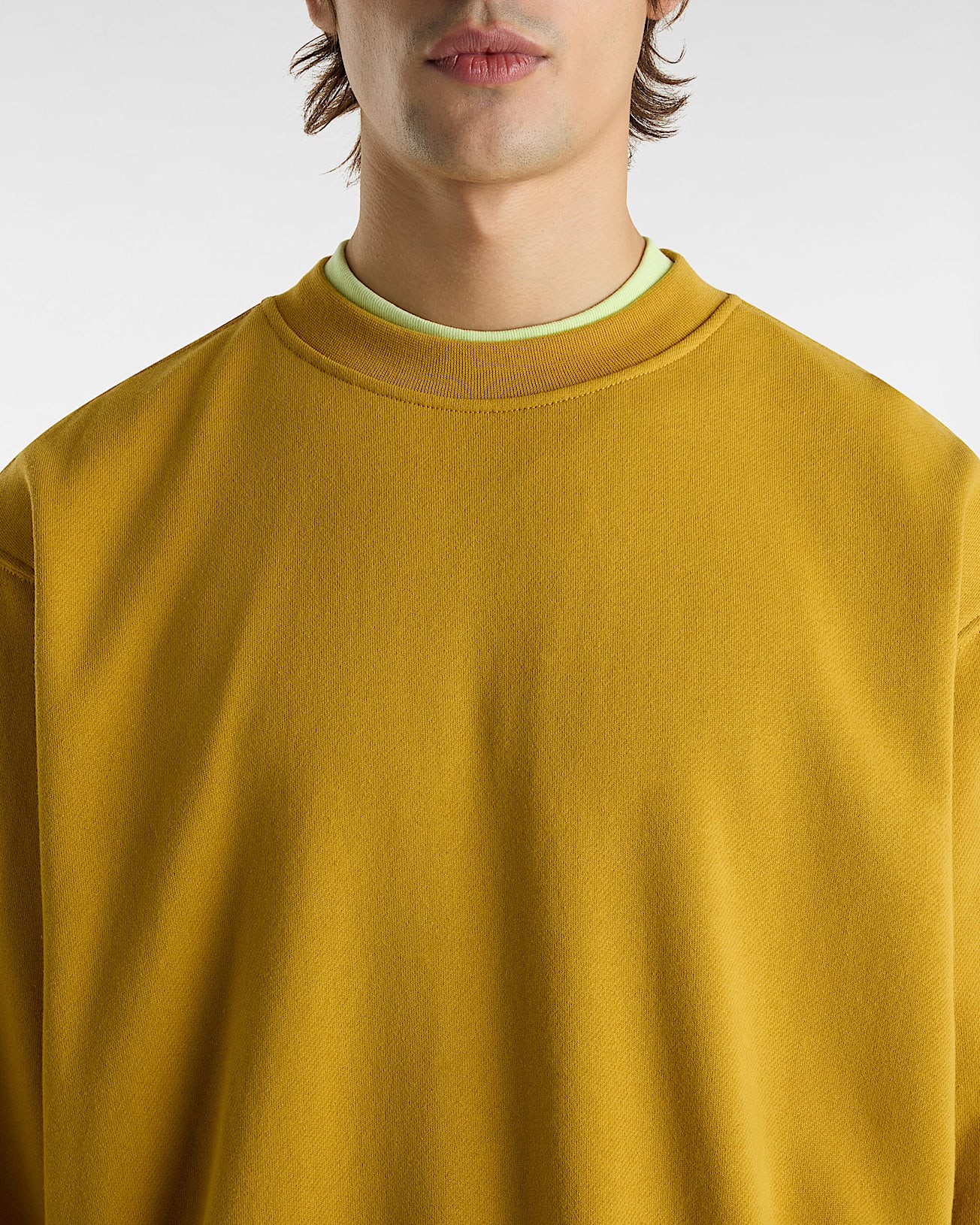 Original Standards Crew Sweatshirt in Yellow| Vans DK