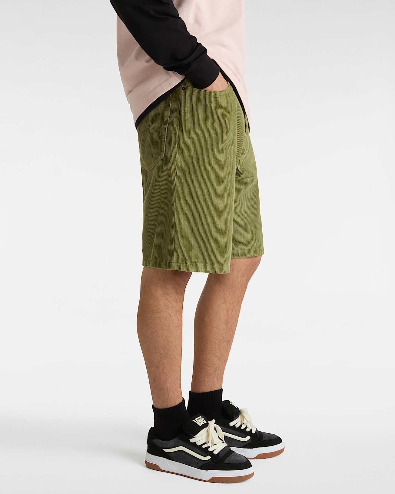 Pantalones cortos de pana Check-5 - 5