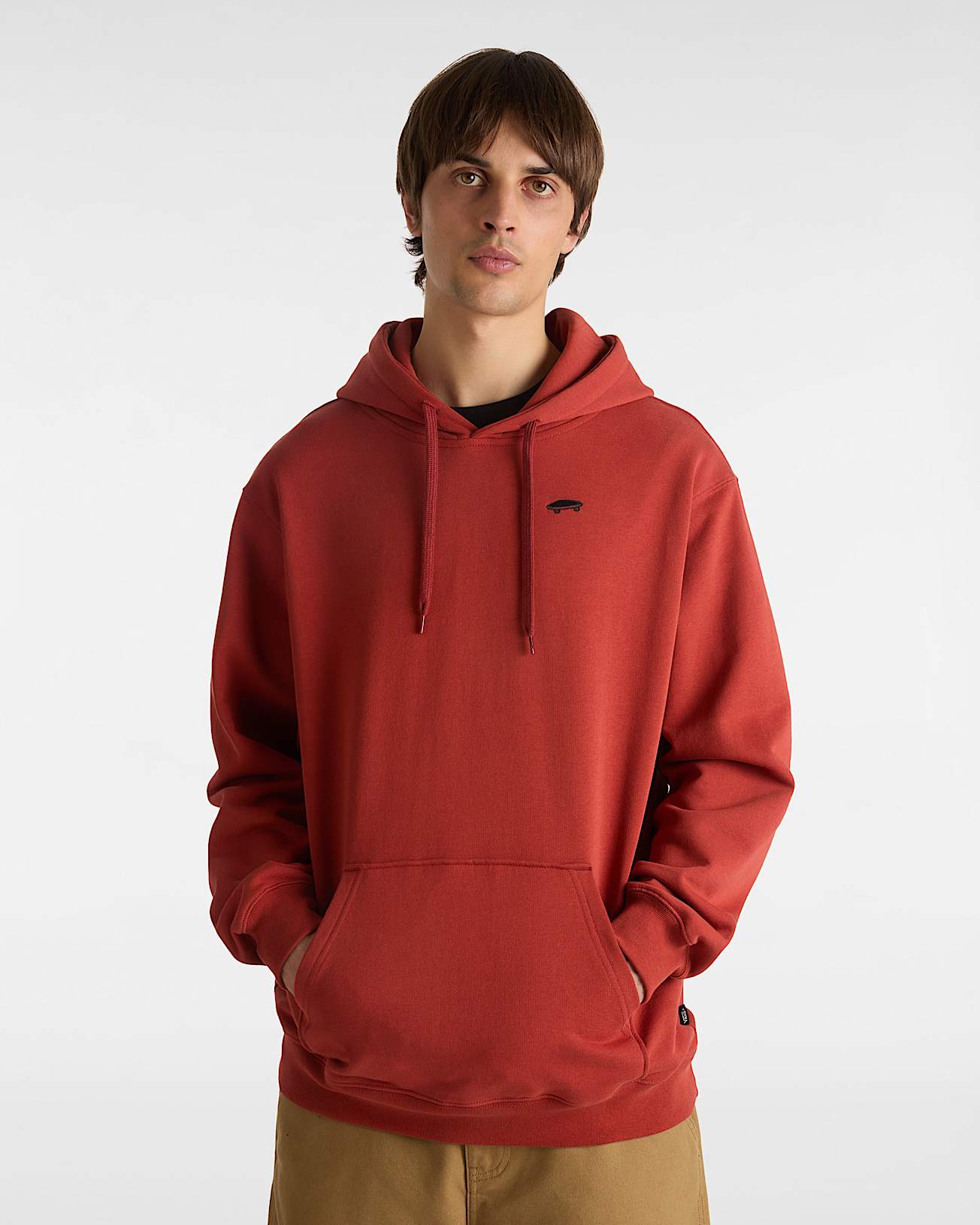 salton Loose Pullover Hoodie in Red| Vans UK
