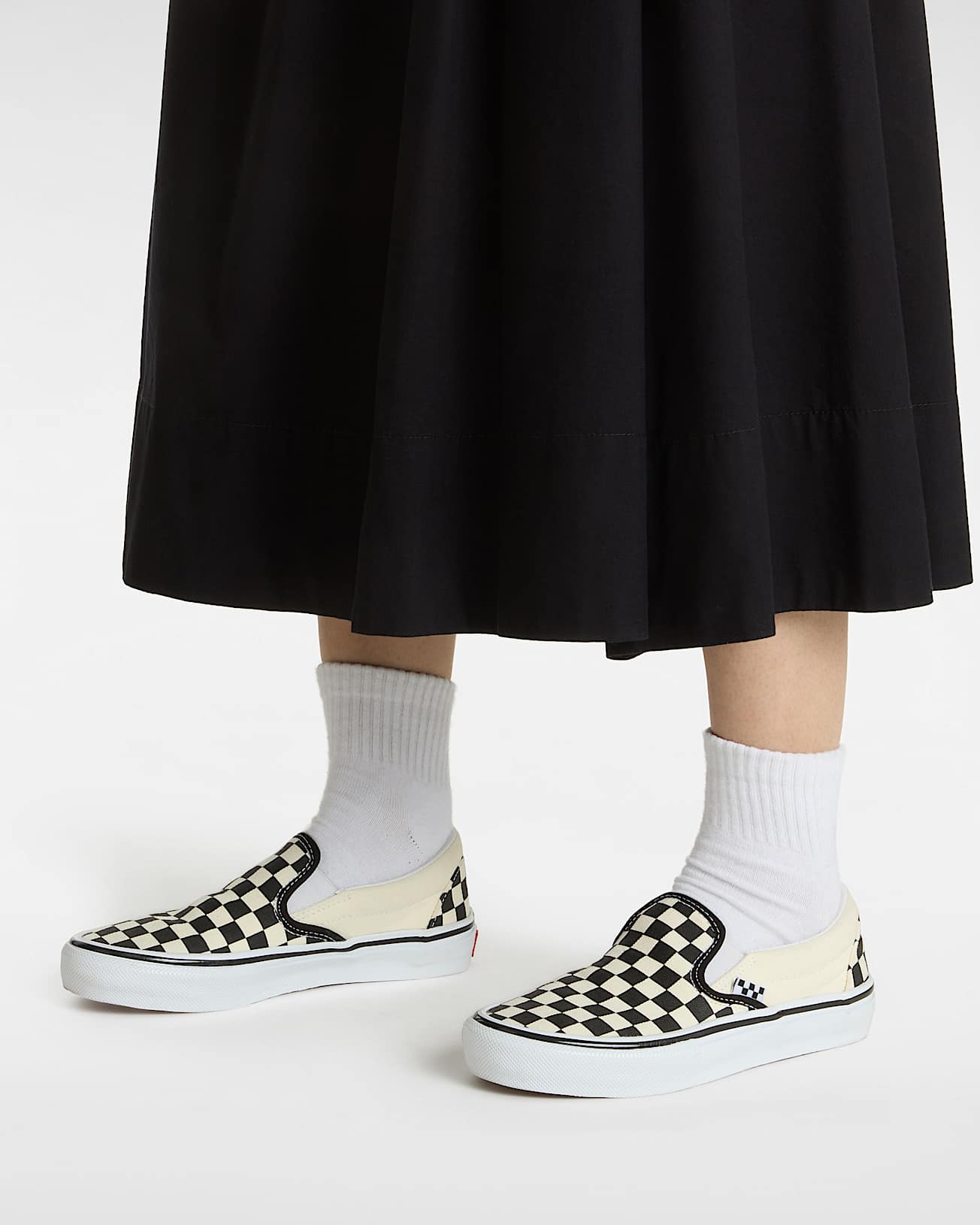 Checkerboard Slip-On Skateschuhe