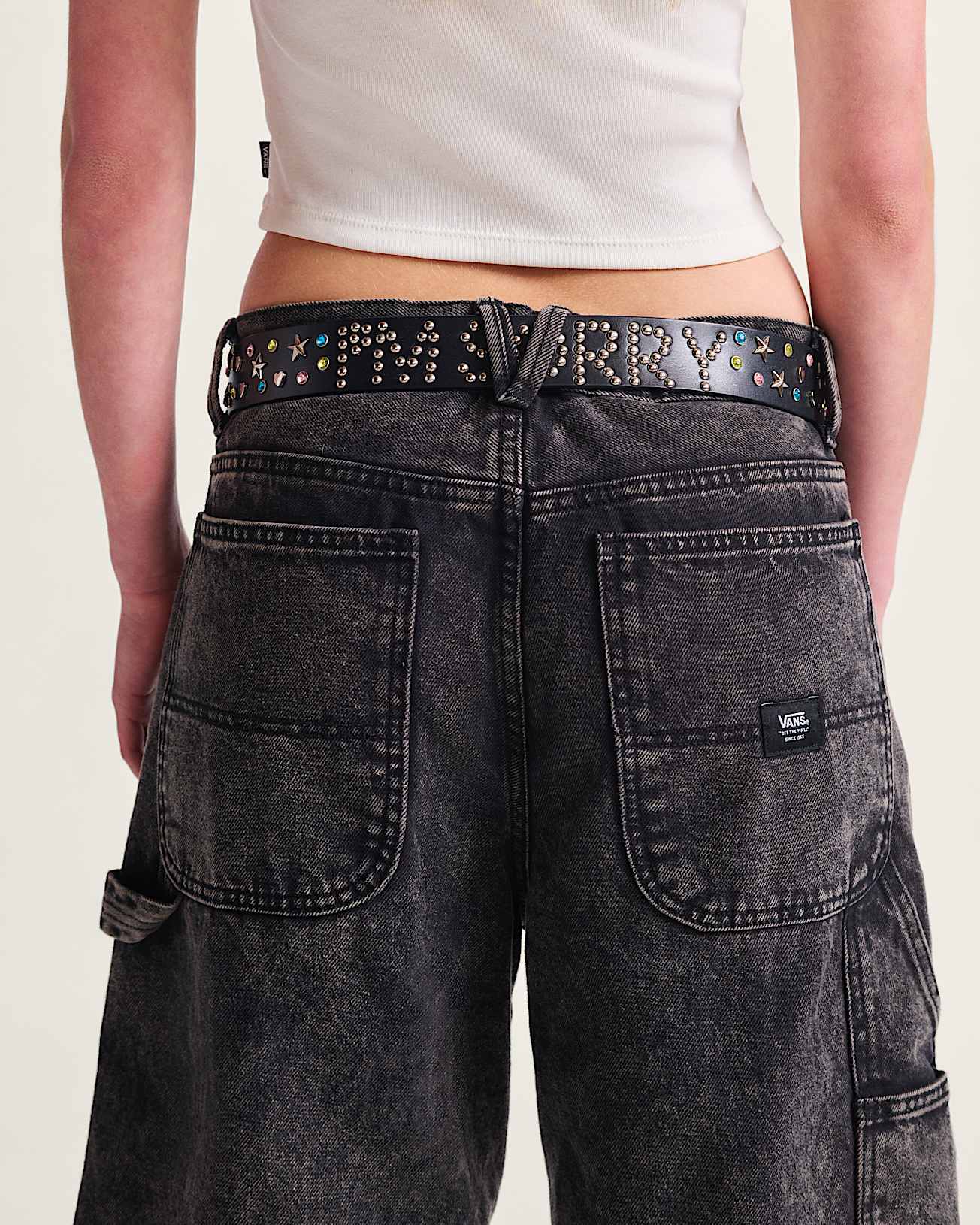 Drill Chore Loose Denim Short 22"