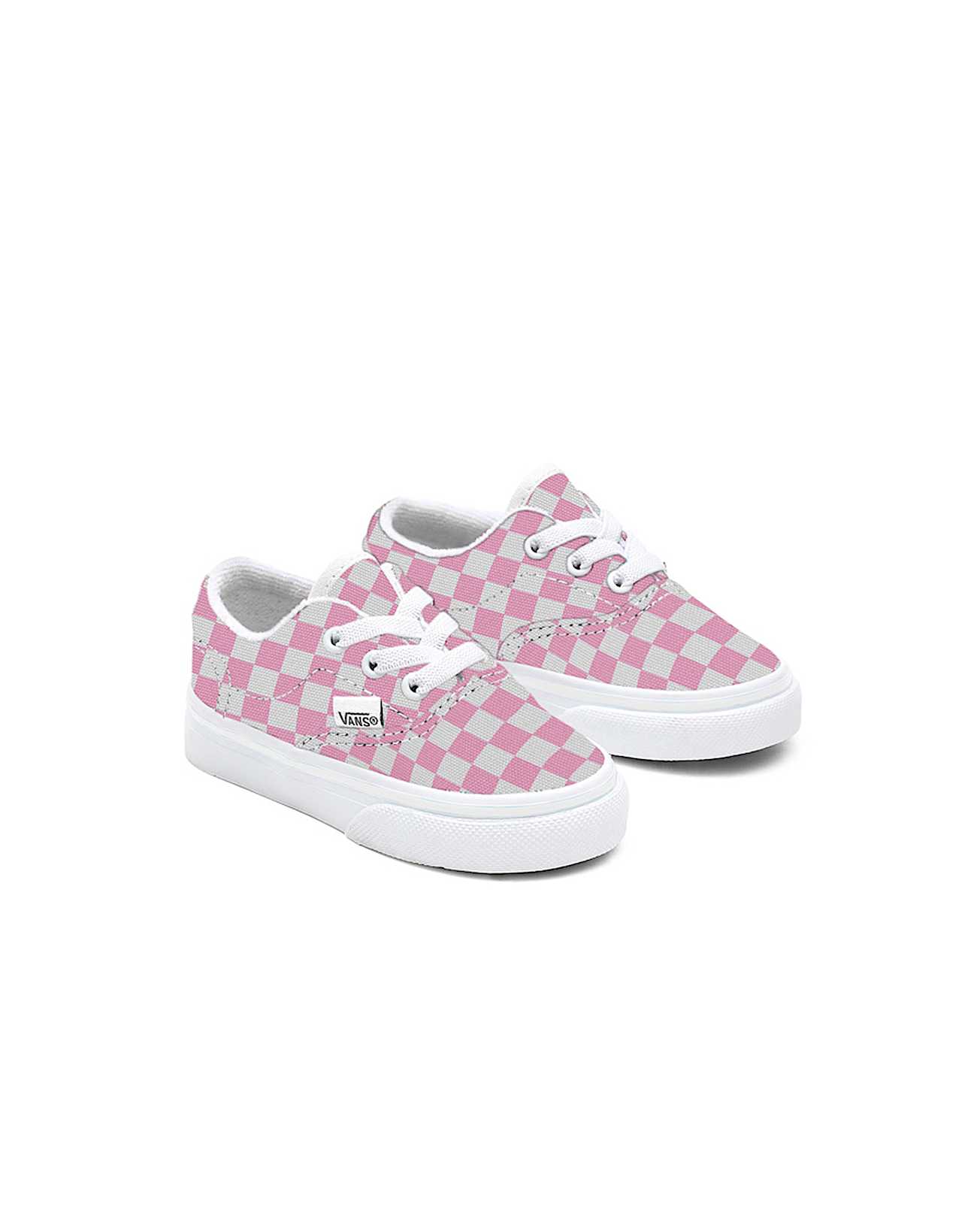Toddler Customs Pink Checkerboard Authentic Shoes (1-4 years) - 1