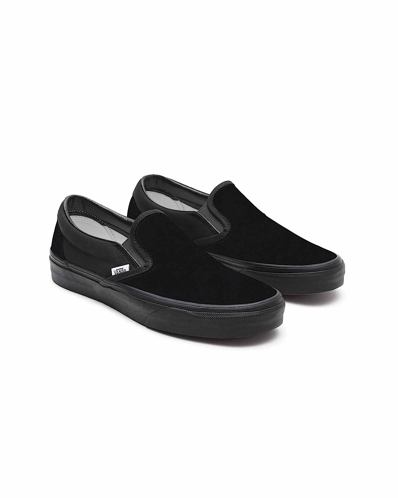 Kids Customs Total Black Slip-On Shoes (4-8 years) - 1