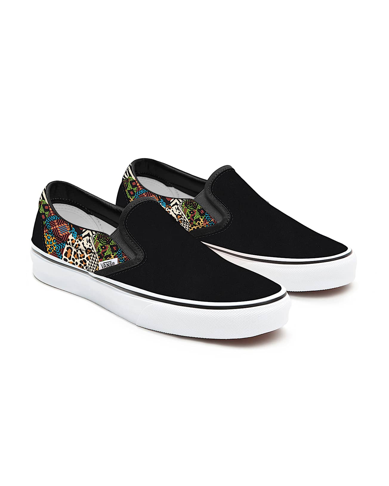 Customs Animal Patchwork Slip-On