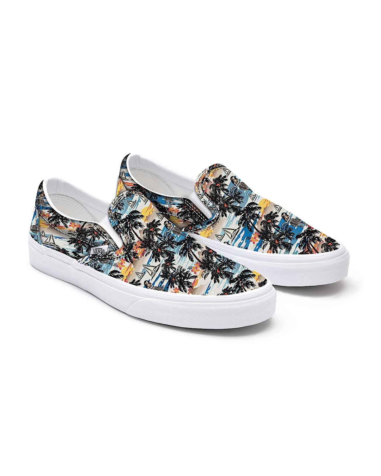 海外限定 VANS ALOHA SLIP-ON カスタム ユニセックス Customs Aloha Slip-On in Multicolour| Vans UK