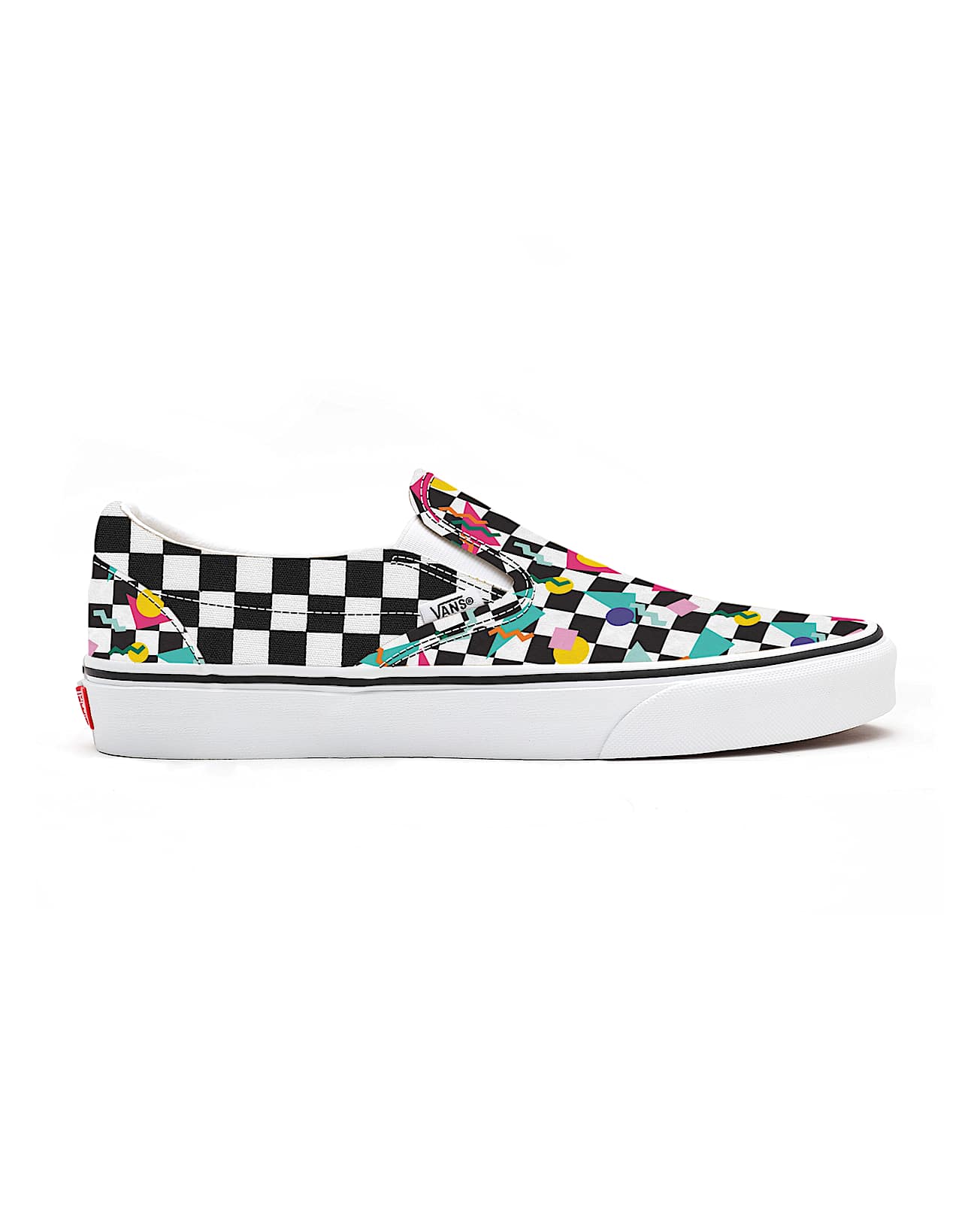 Gepersonaliseerde Geometric Checkerboard Slip-On - 2