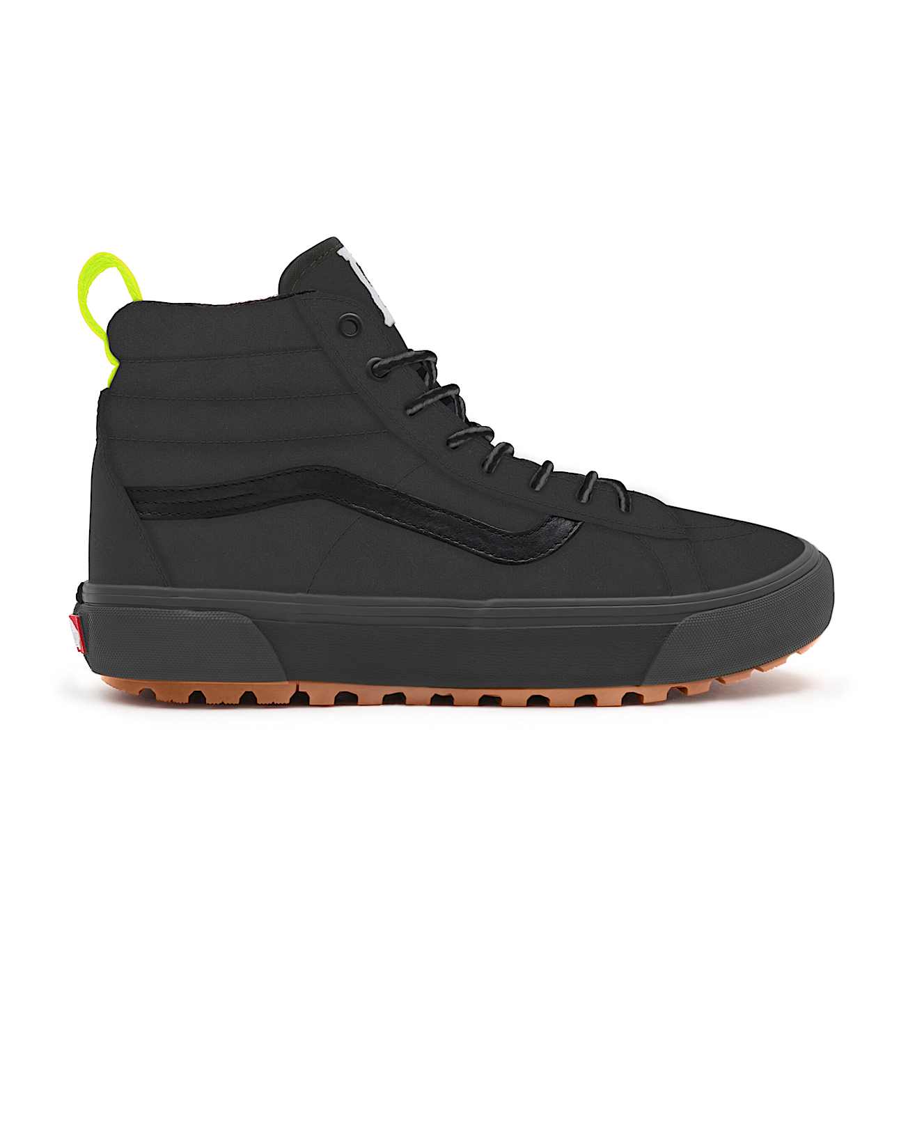 Customs Suede Total Black and Yellow Sk8-Hi MTE - 2