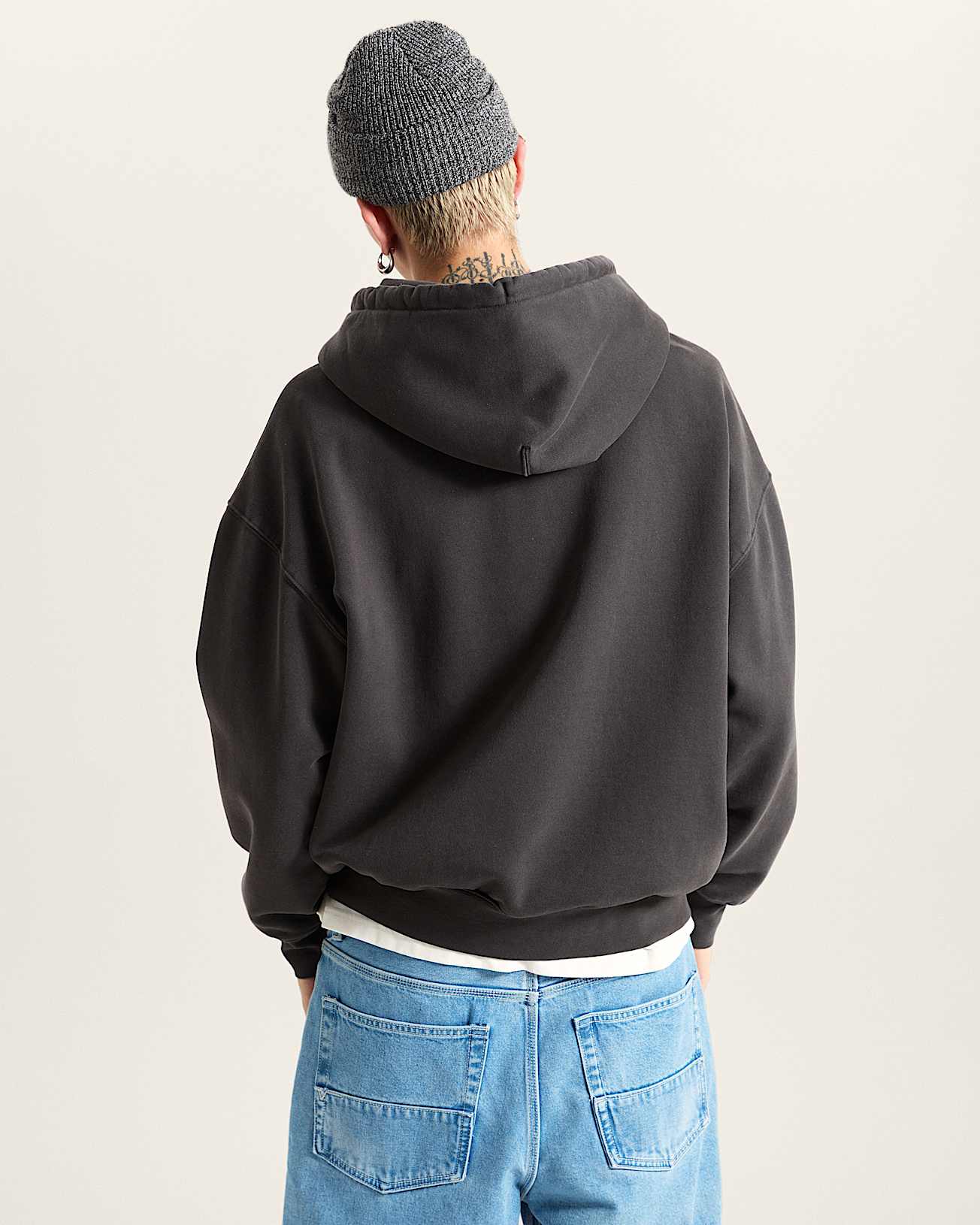 Felpa con zip e cappuccio Premium - 4