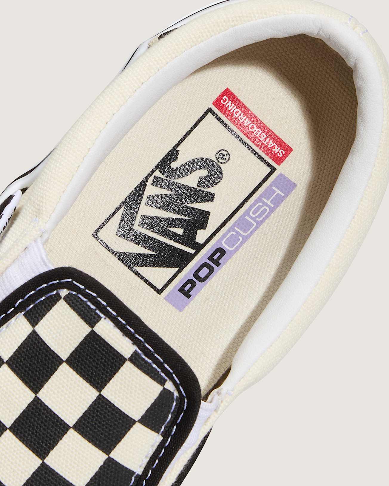 Skate Checkerboard Slip-On Shoes - 6