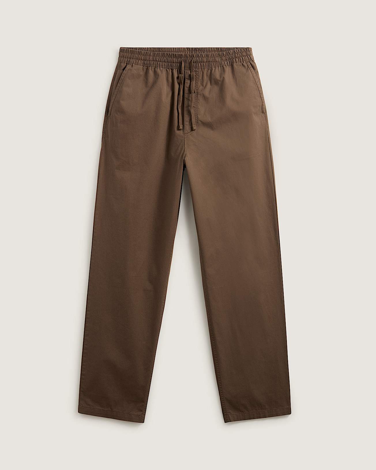 Range Baggy Tapered Elastic Waist Trousers in Brown| Vans UK