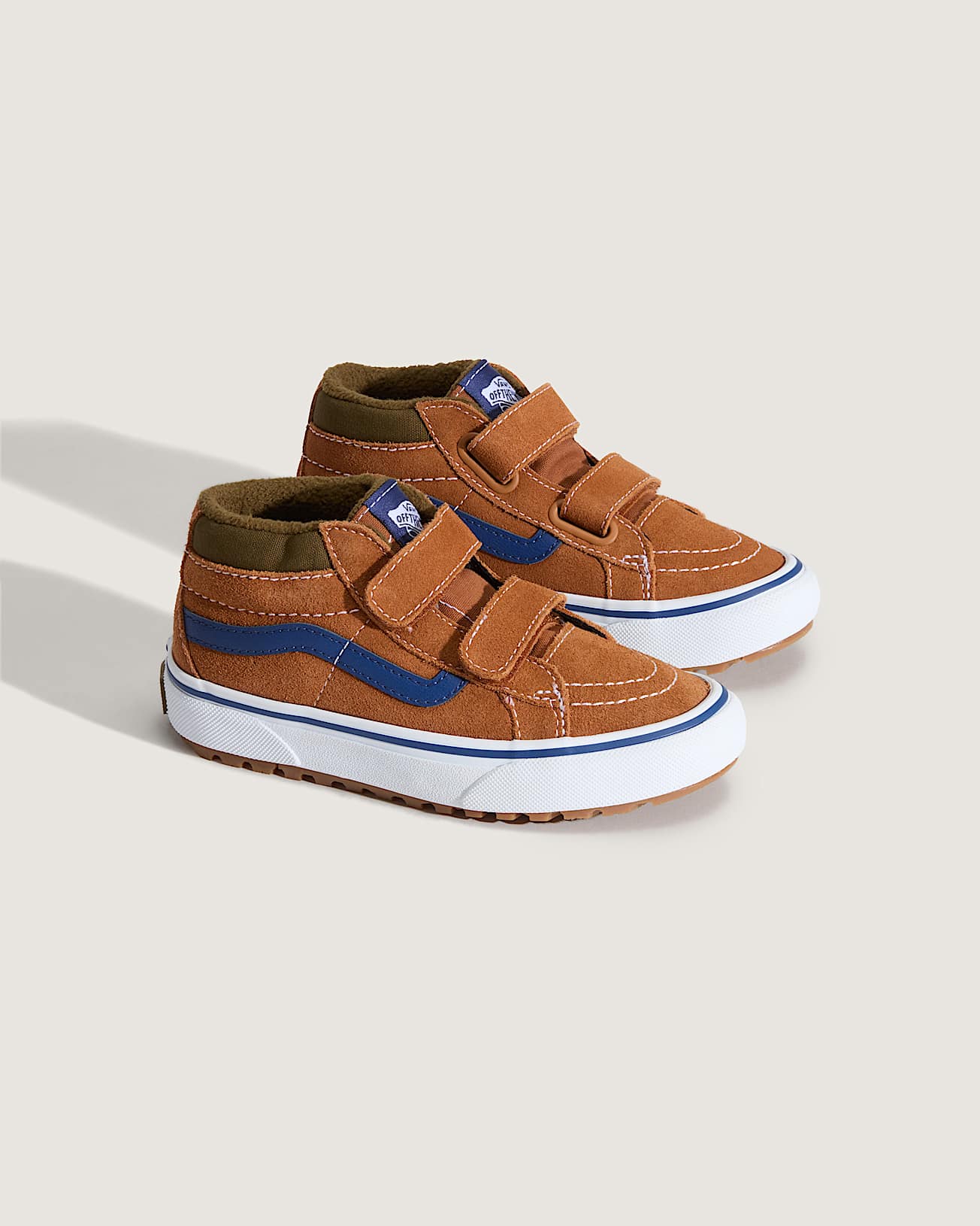 Kids Sk8-Mid Shoes (4-8 Years) in Orange/Brown| Vans UK