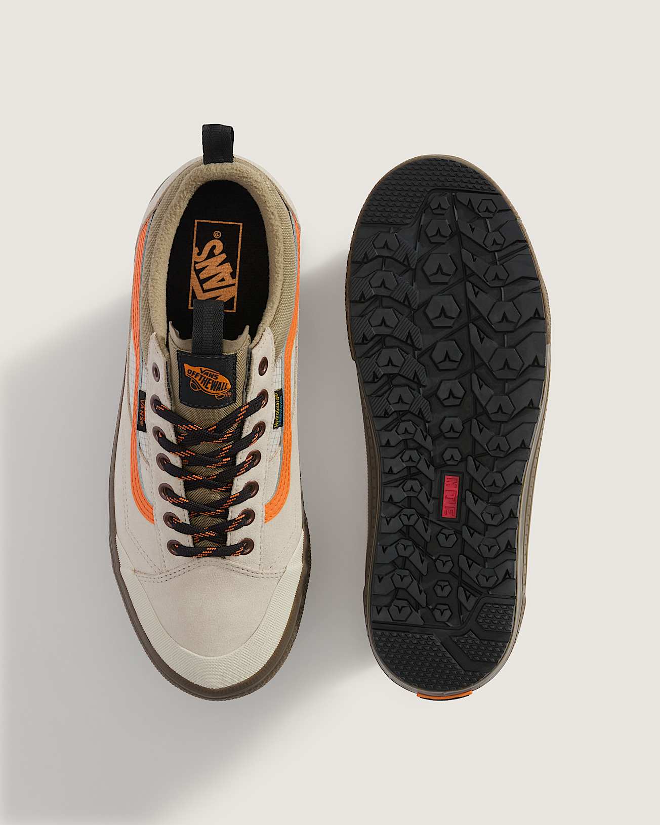 Mte Old Skool Waterproof Insulated Taupe/Orange - 3
