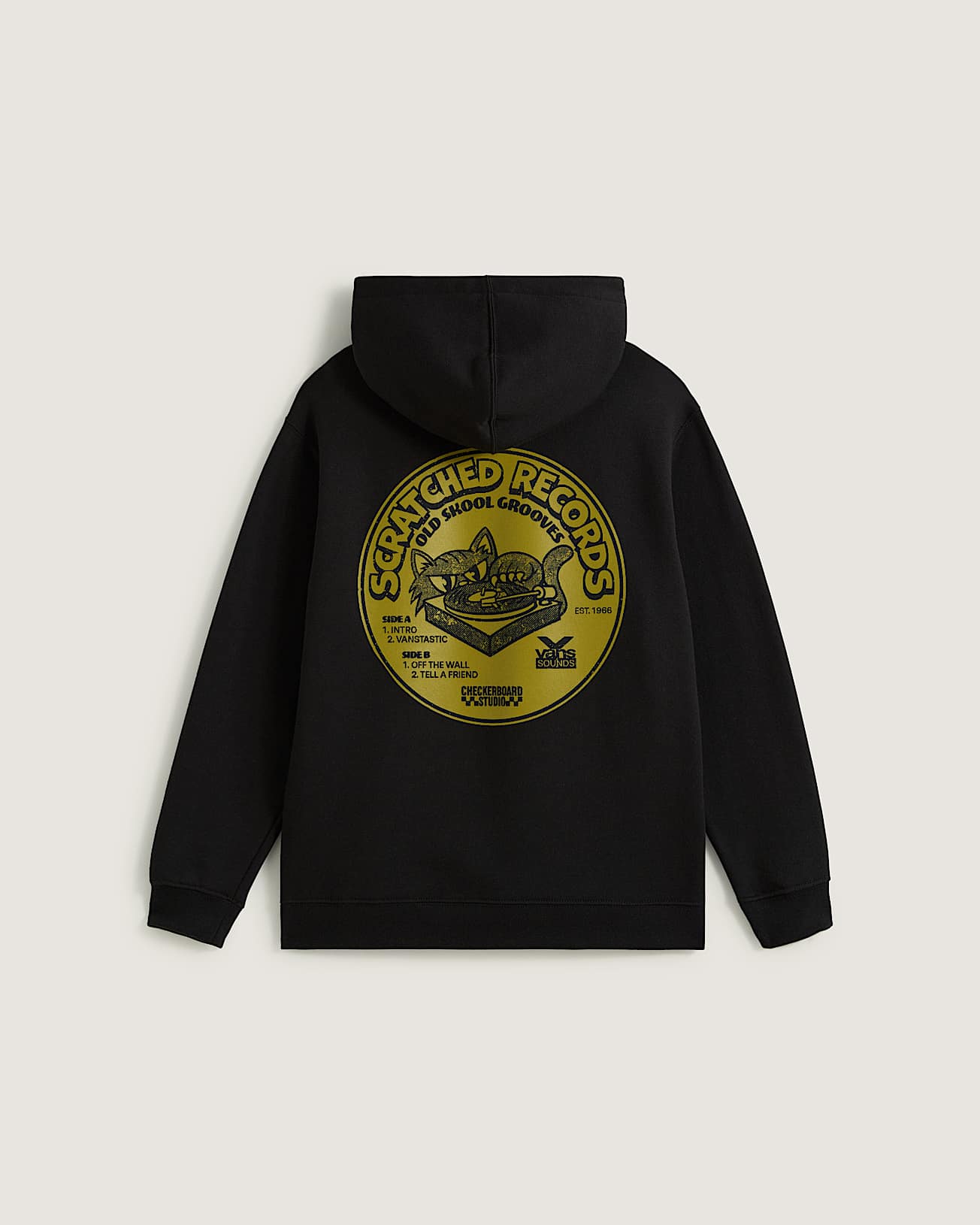 トップス World Is Over PULLOVER HOODIE CHILDHOOD Kids Scratched Records Hoodie (8-14 years) in Black| Vans UK