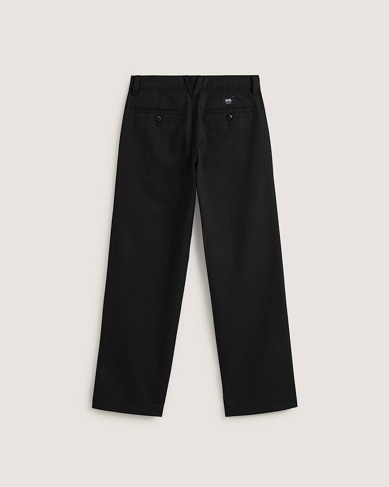 Kids Authentic Chino Loose Trousers (8-14 Years) in Black