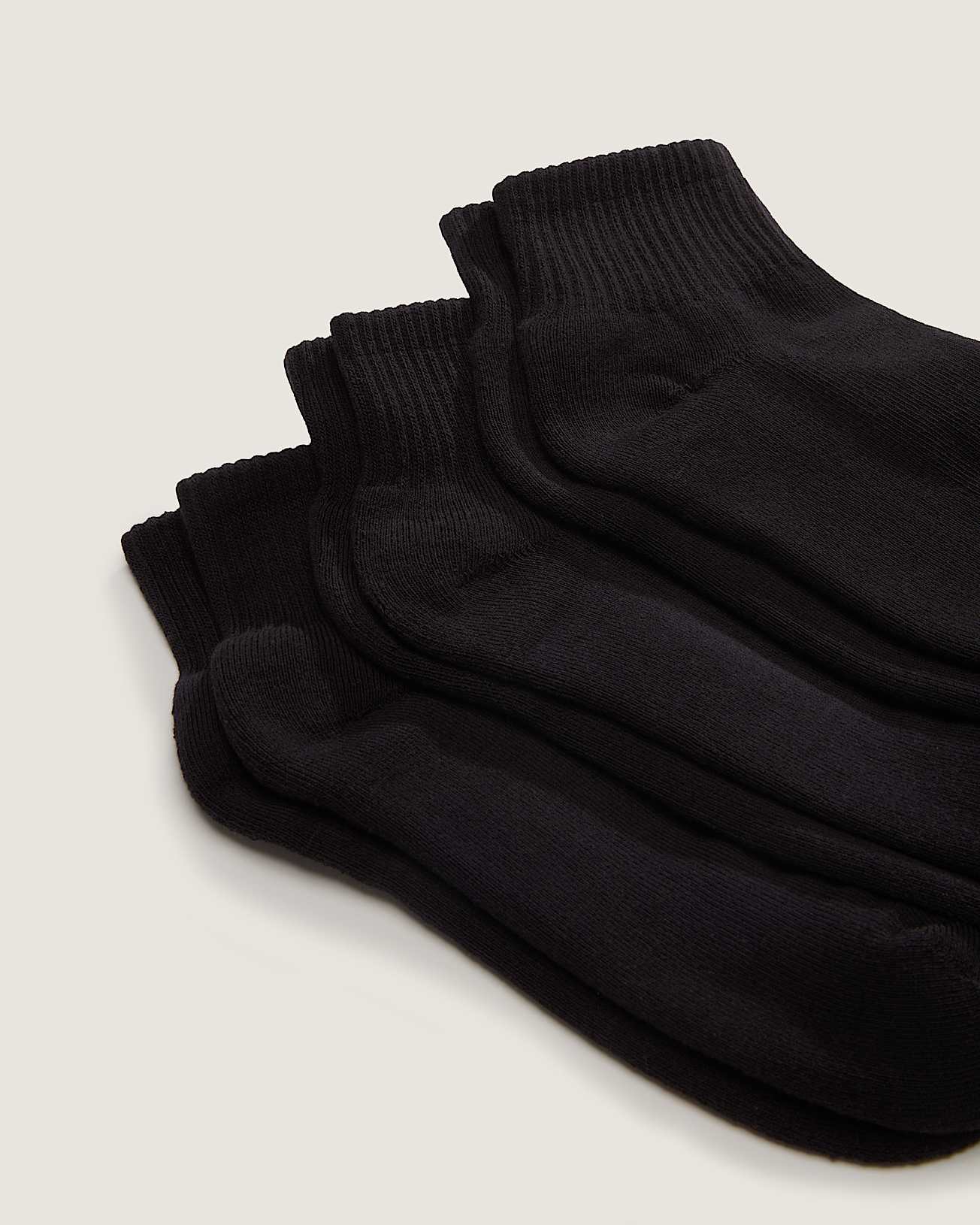 Classic Quarter Crew Socks (3 pairs) - 3