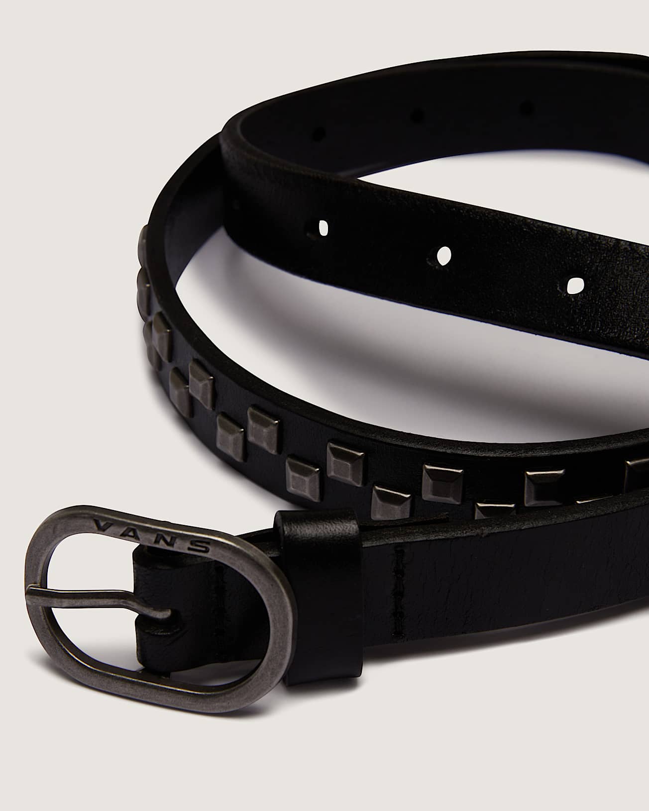 Check Leather Belt - 2