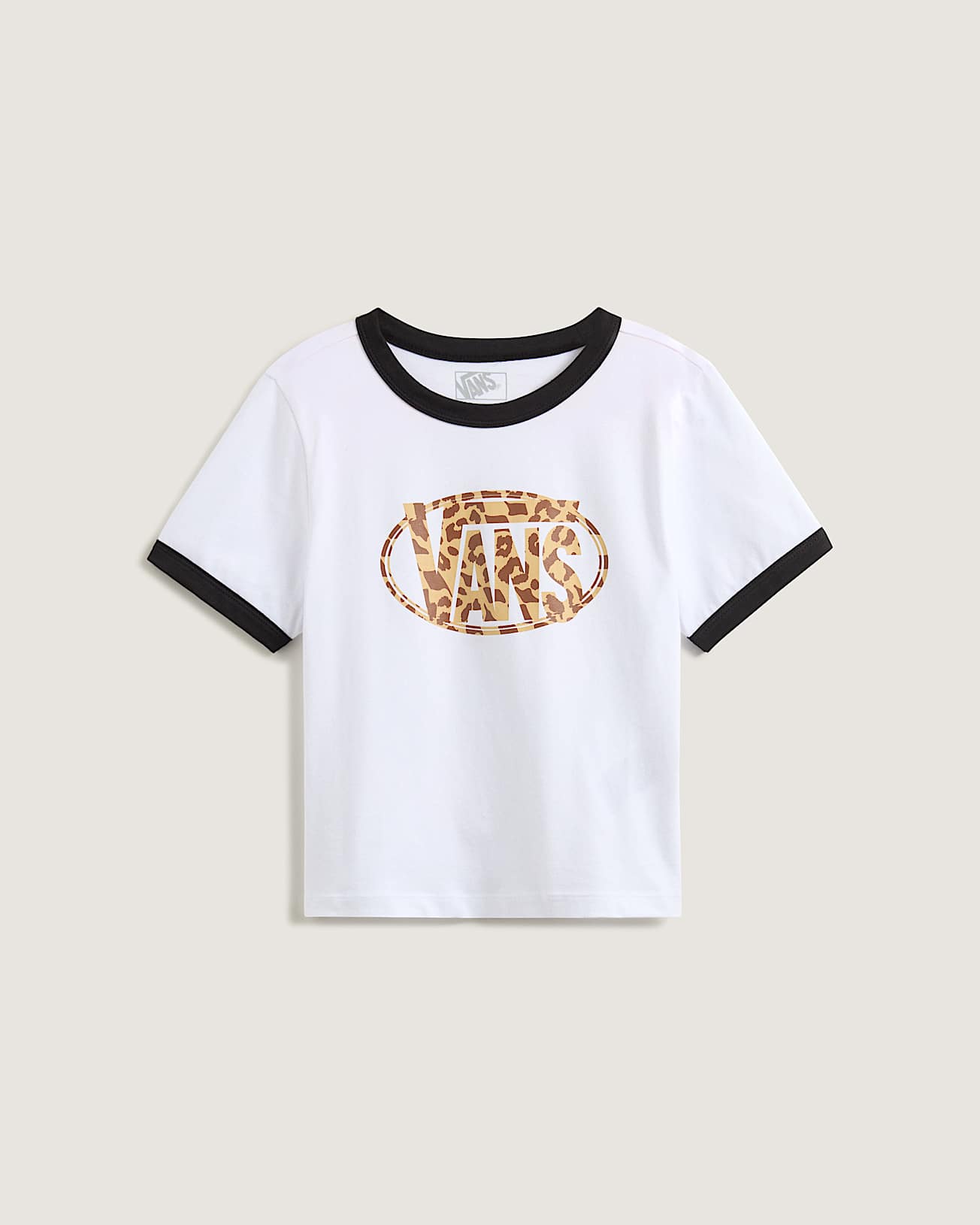 Leopard Oval Ringer T-Shirt - 1