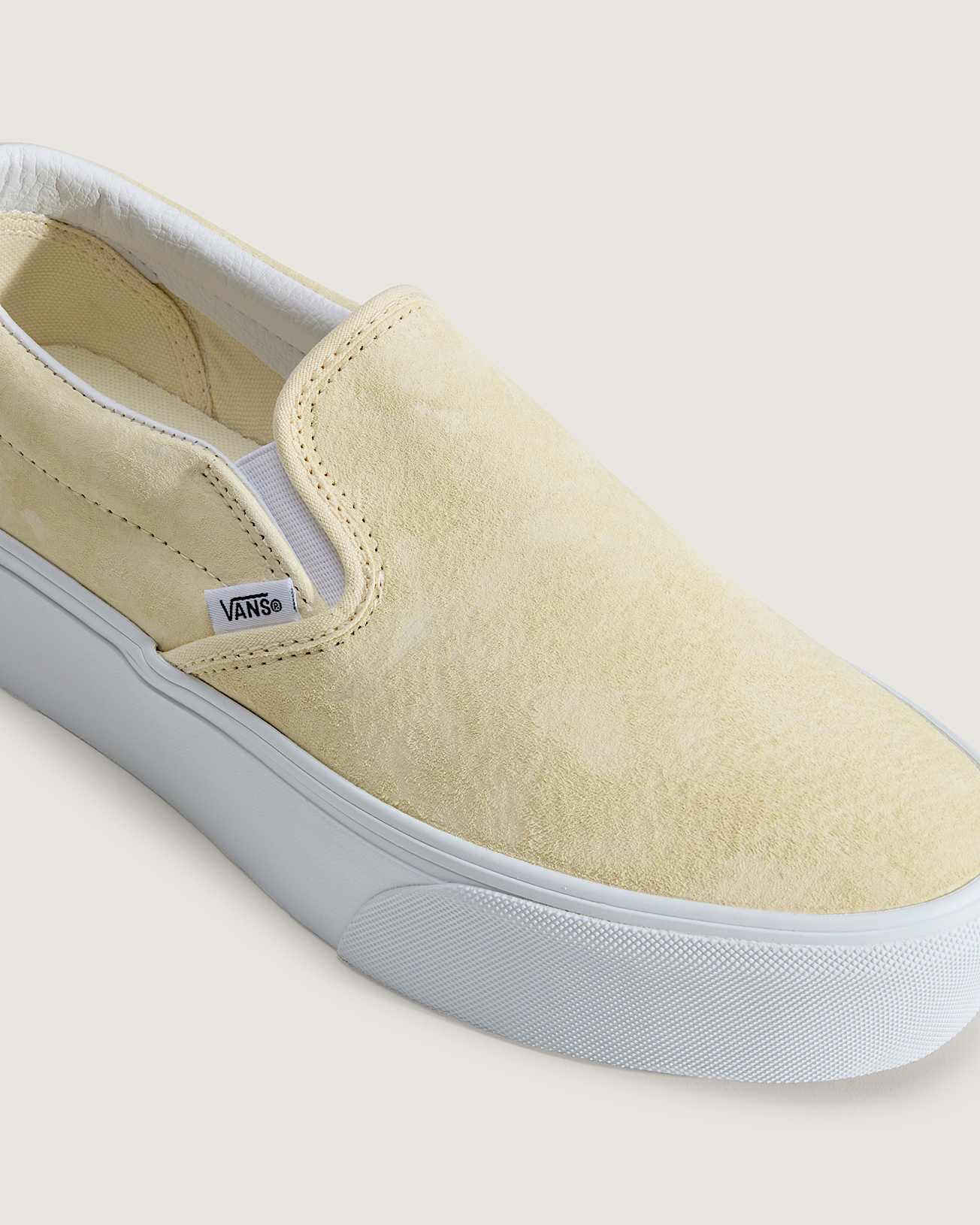 Classic Slip-On Stackform Shoes in Beige| Vans CZ