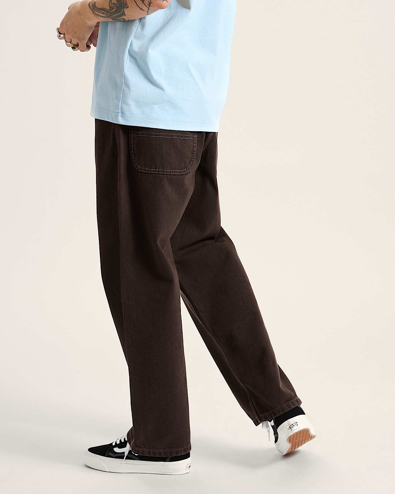 Skate Check-5 Loose Denim Trousers