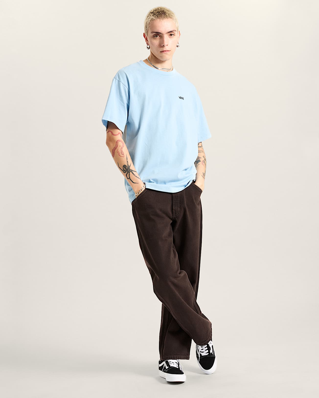 Skate Check-5 Loose Denim Trousers