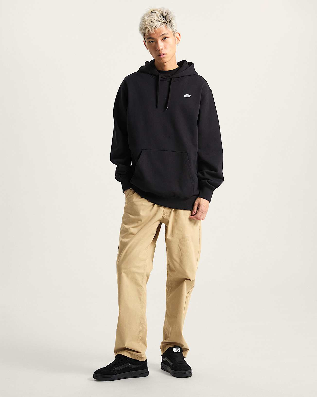 Style 76 Pullover Hoodie in Black| Vans UK
