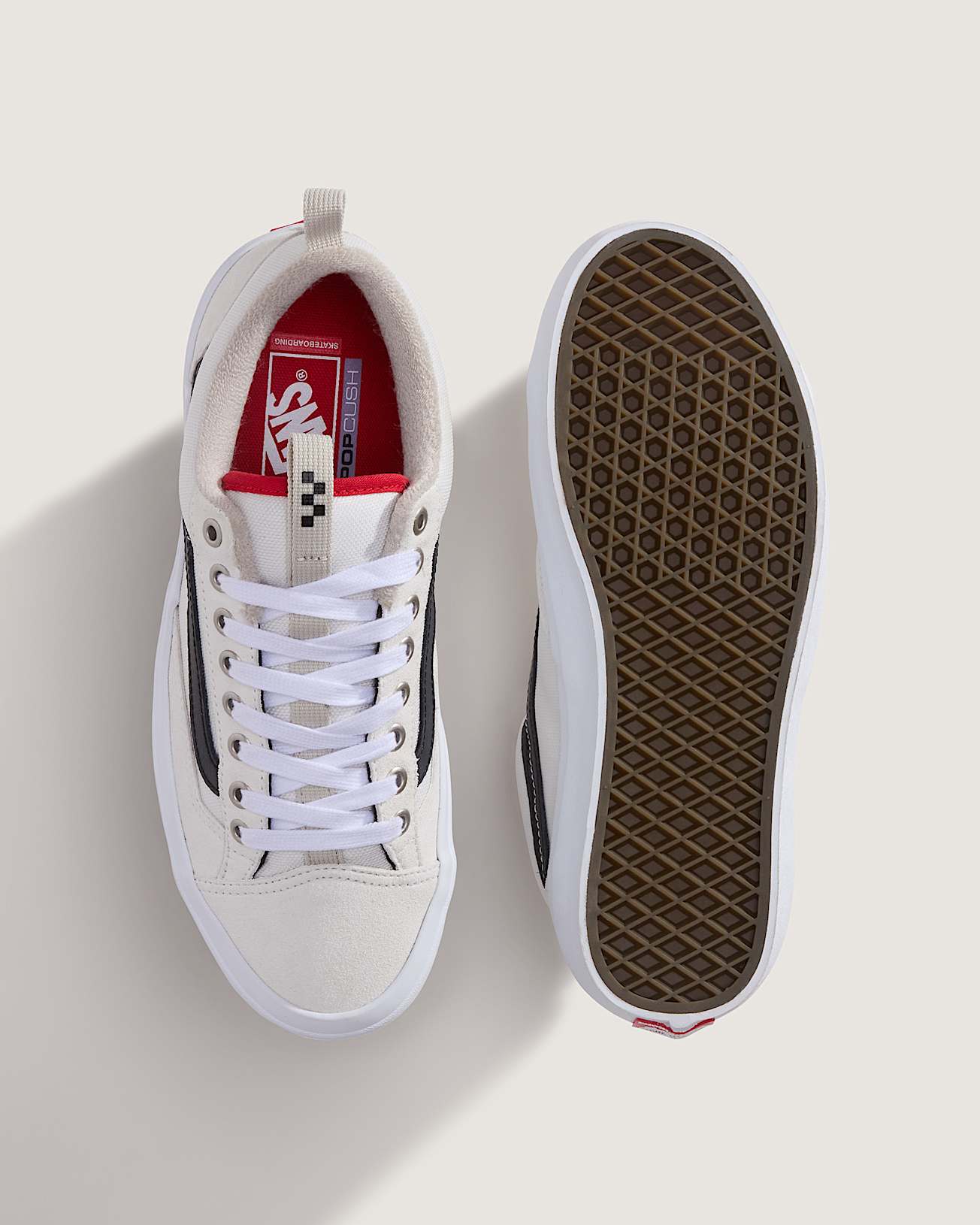 Skate Old Skool 36+ Shoes in Black/Beige| Vans UK