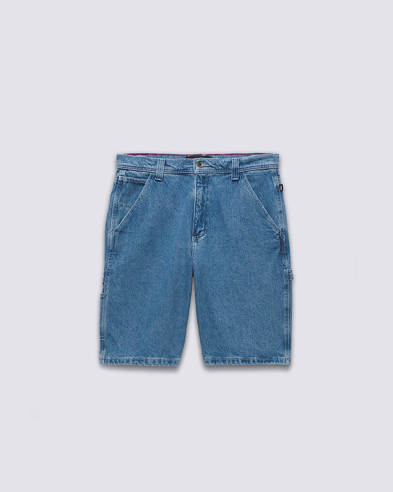 Drill Chore Loose Denim Shorts - 1