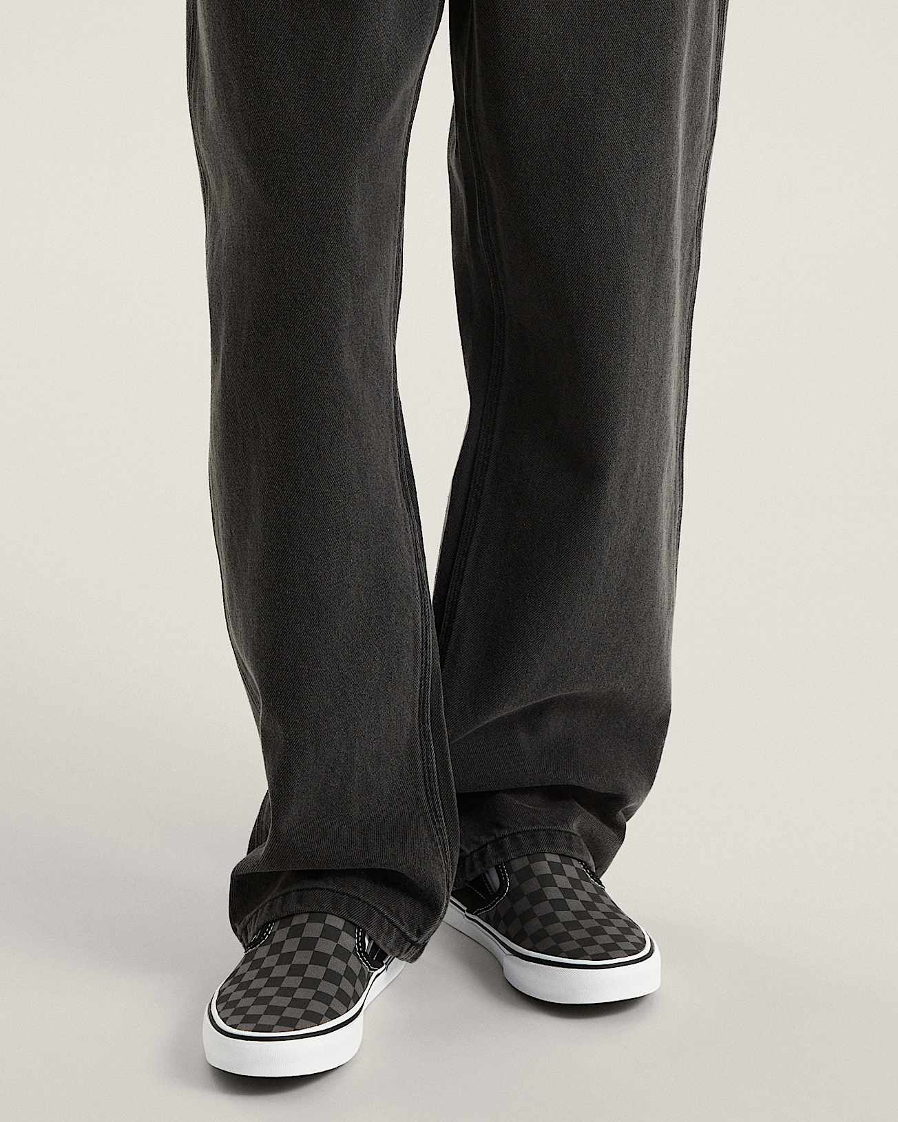 Checkerboard Classic Slip-On Shoes - 5