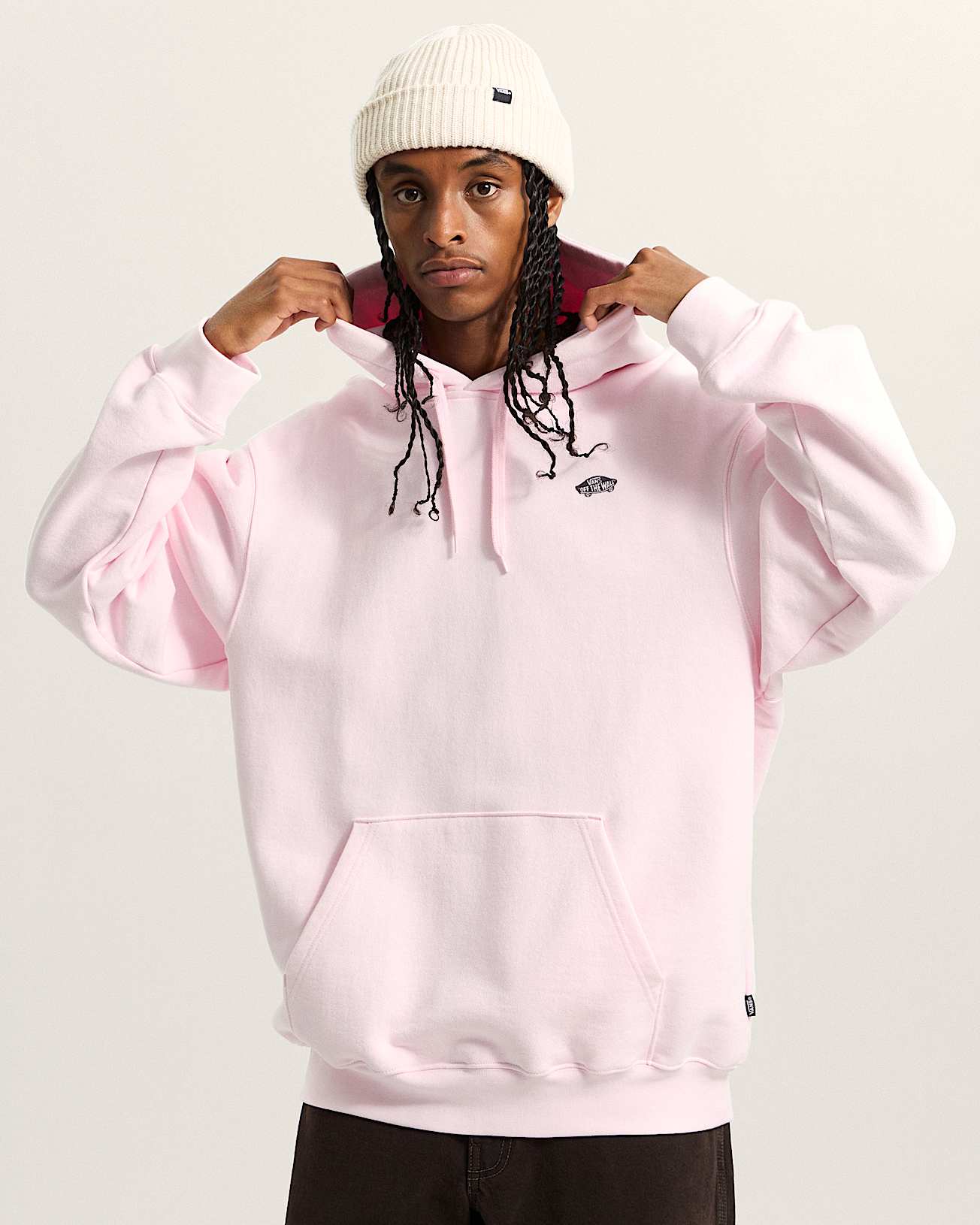 후드집업 フラワー　パーカー　sinoon nugu musinsa Style 76 Pullover Hoodie in Pink| Vans SE