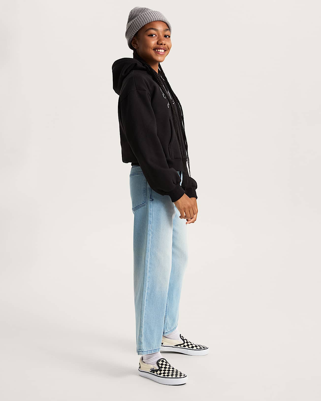 Sweat à Zip Enfant 16 Ans - Noir Décontracté, Style California Company - 5