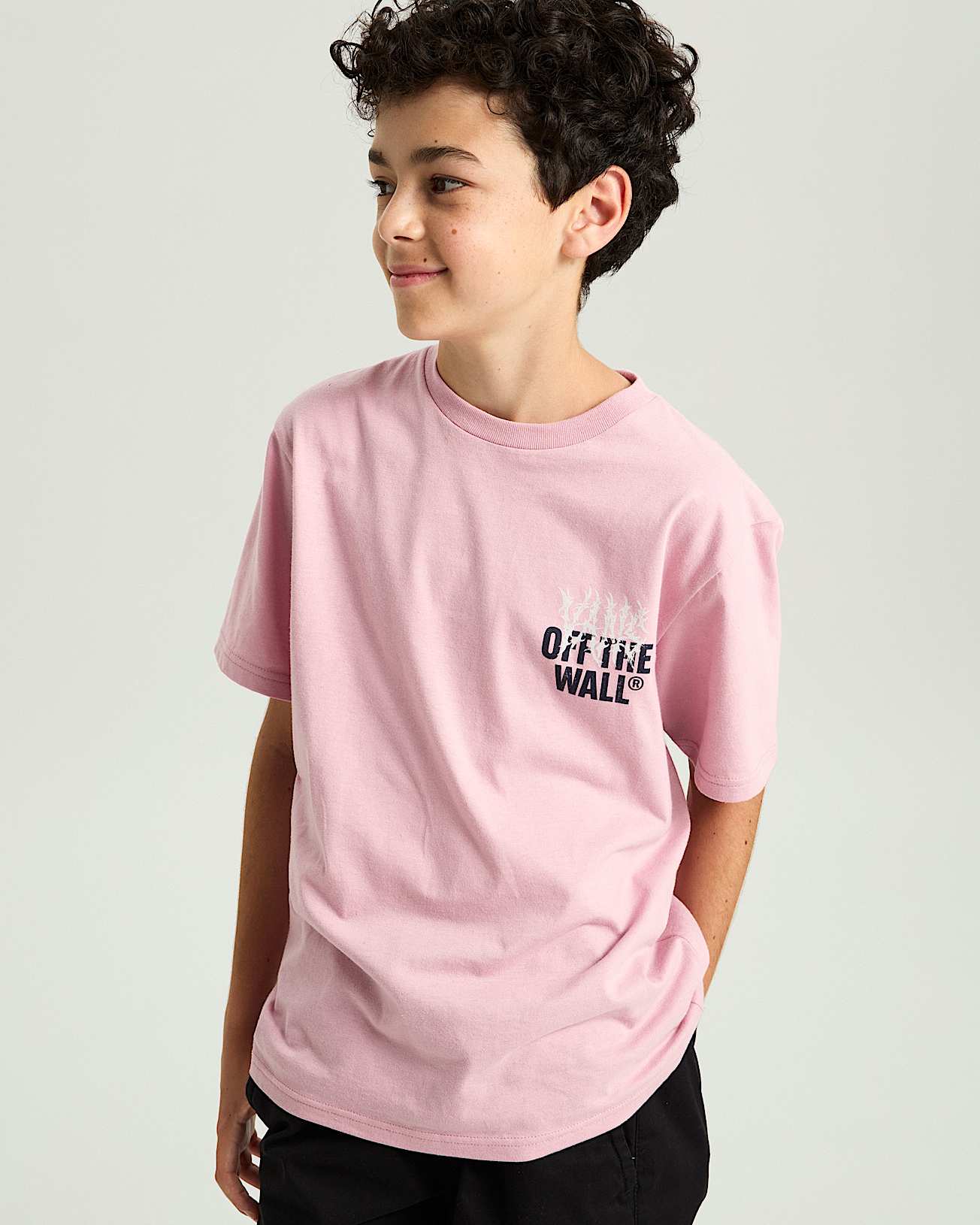 Kids Metal Wall T-Shirt (8-14 Years) in Pink| Vans SE