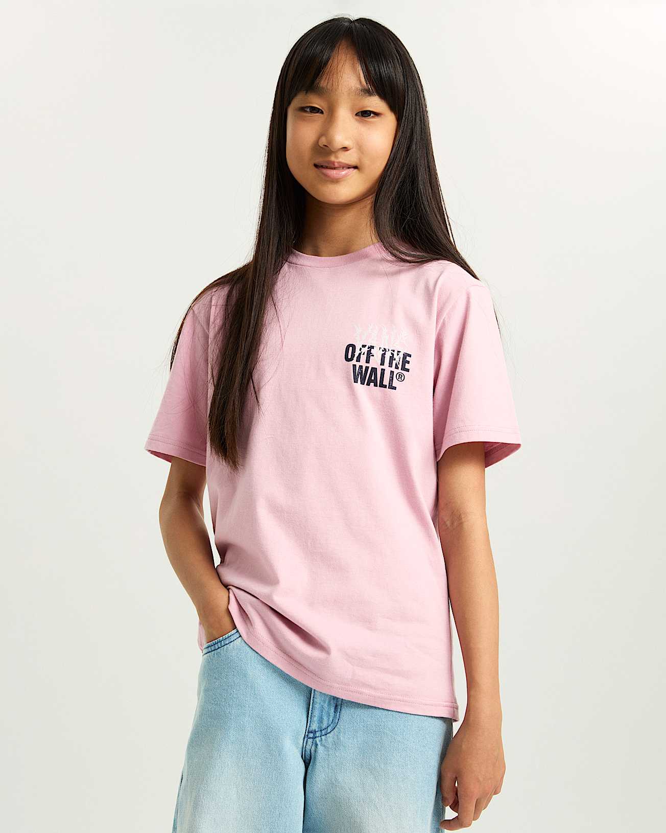 Kids Metal Wall T-Shirt (8-14 Years) in Pink| Vans UK