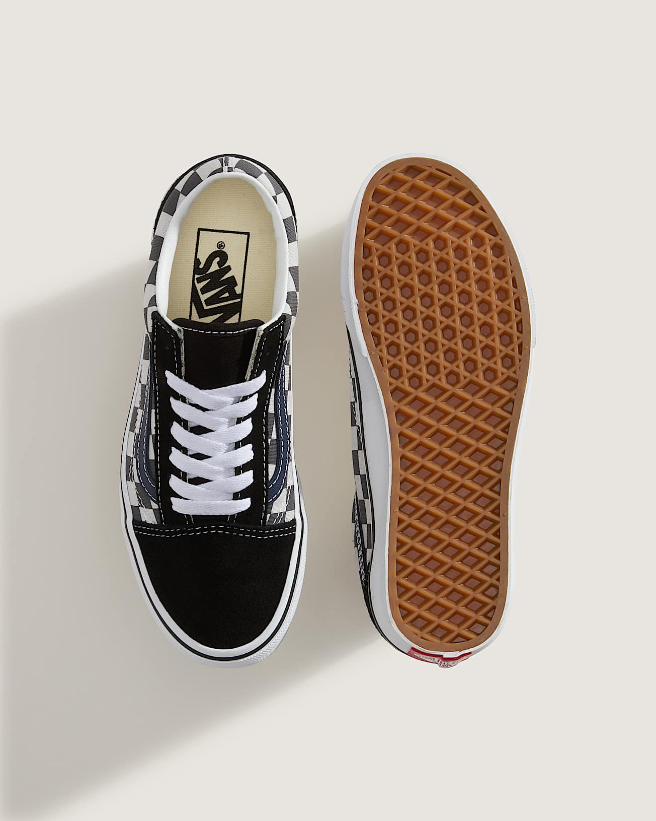 Old Skool Tonal Check Blue - 3